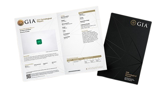 Gemstone Certificate Sample